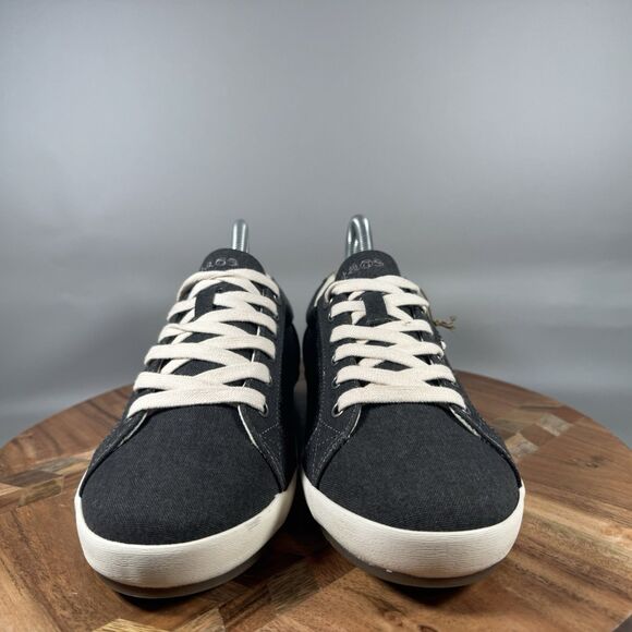 Taos Star Canvas Sneakers Womens 8.5‎ W Wide Grey Low Top Lace Up Shoes New - Picture 2 of 8